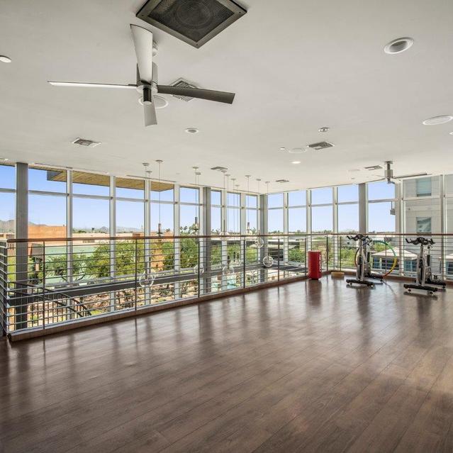 Broadstone Scottsdale Quarter – Fitness Room with Equipment and City Views